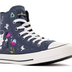 Coraline Blue High-Top Converse size 7.5